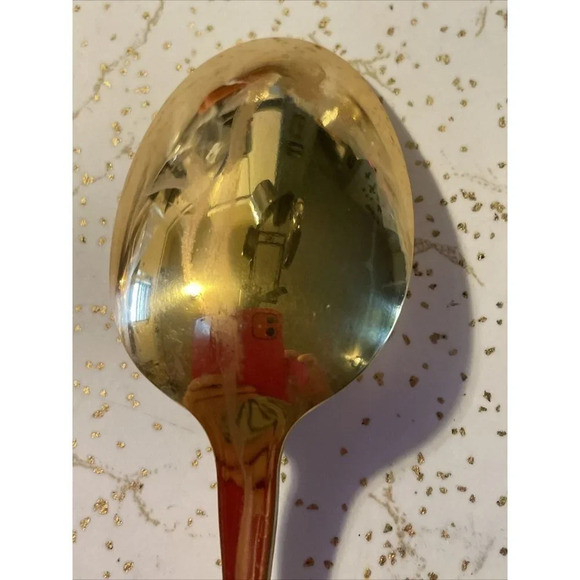 Wallace Gold Discretion Pattern Flatware Electroplate Set Of 3 Tablespoons NEW‎ - Picture 5 of 7